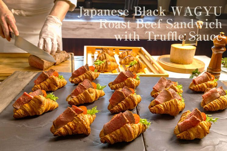 黒毛和牛ローストビーフサンド