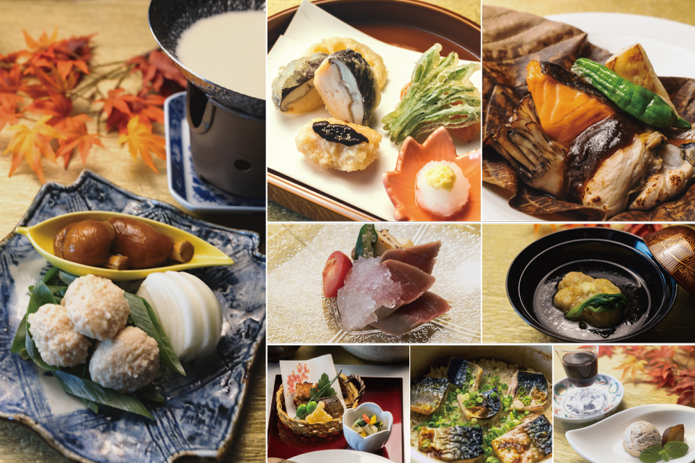 〈9月・10月〉八窓庵プリフィックスコース
