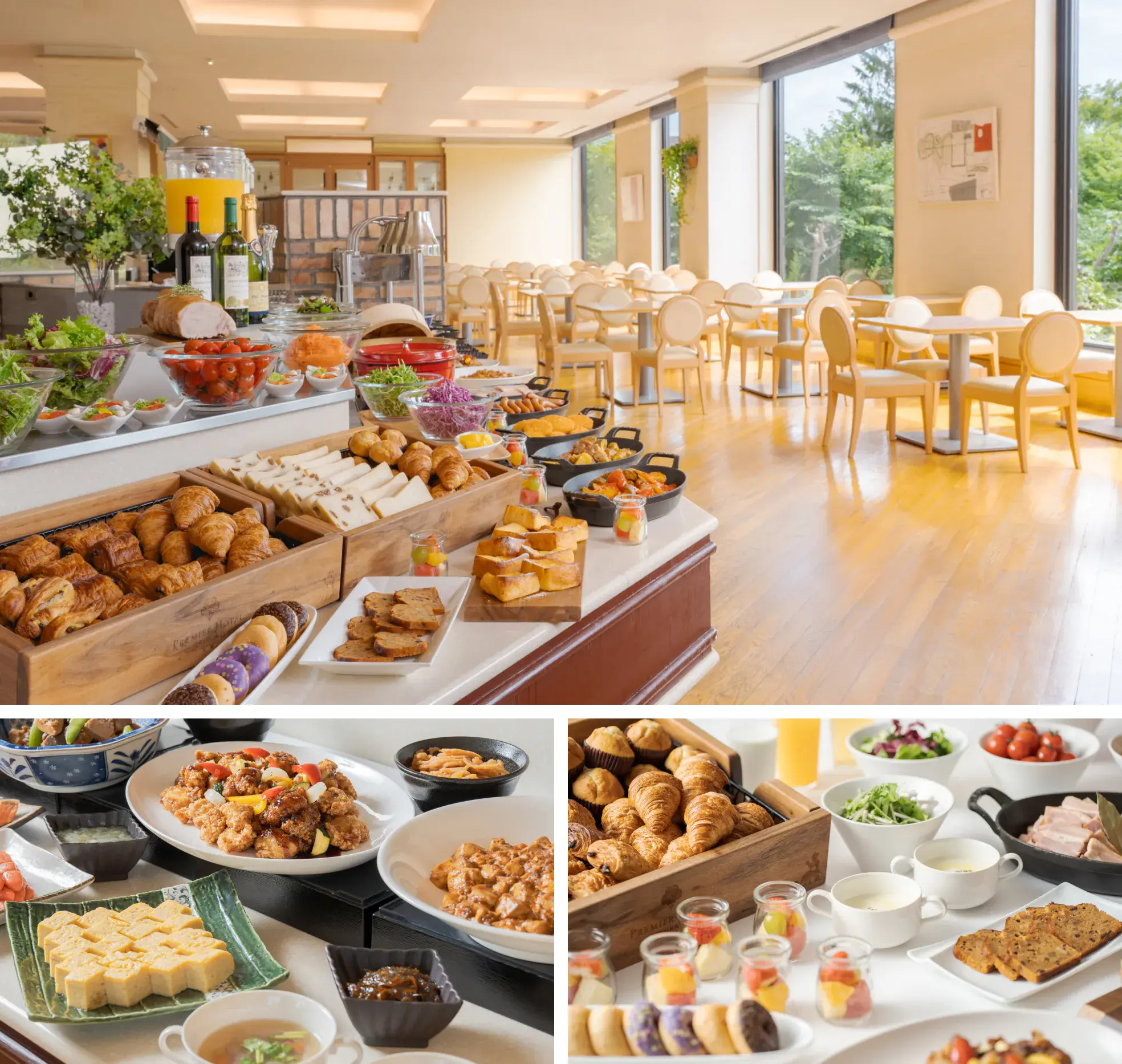 朝食ビュッフェ