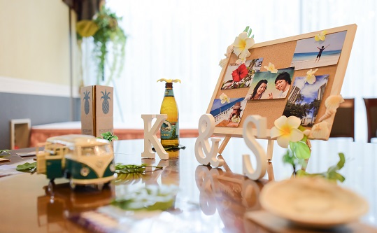 笑顔が溢れる”ハワイアン”ウェディング