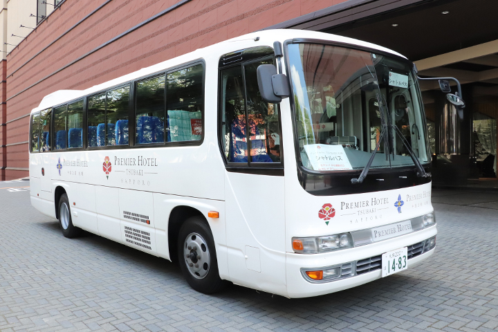 ホテル無料シャトルバス運行中