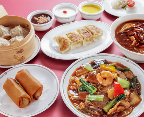 点心とつゆそばのセット