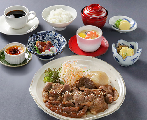 真狩ハーブポーク 生姜焼き膳