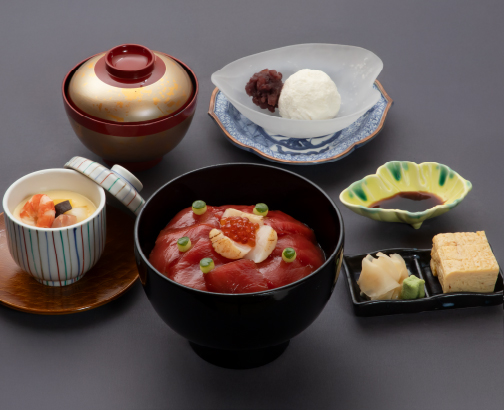 九州産本鮪漬け丼膳