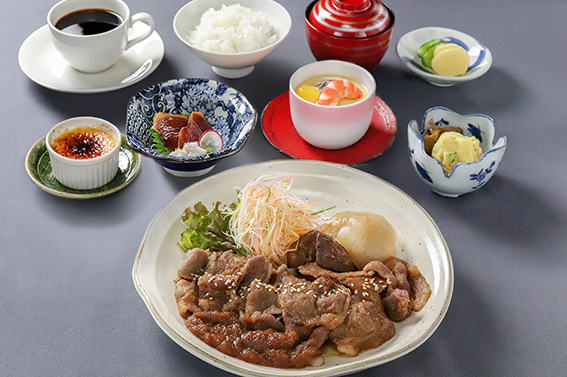 真狩ハーブポーク 生姜焼き膳